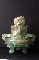 CHINESE-ART JADE CORO and COVER green 19th 19.3 cm.foto 4