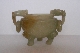 CHINESE-ART JADE CORO and COVER restored 19th 24 cm. foto 3