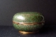 CHINESE CLOISONNÉ BOX GILT GREEN DRAGONS 17-18th Century 14.4 cm. diam. SOLD!