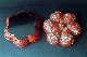 CHINESE RED lacquer box marrow 19th Century 15 cm. diam foto 3