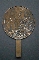JAPANESE BRONZE MIRROR 19th 23.5cm. diam 16.7