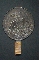 JAPANESE BRONZE MIRROR 19th 29cm. diam 20.3cm.